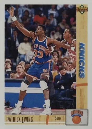 1991 Upper Deck #343 Patrick Ewing Basketball Card