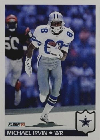 1992 Fleer #83 Michael Irvin Football Card
