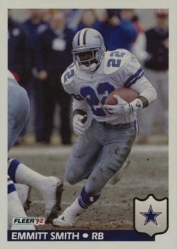 1992 Fleer #89 Emmitt Smith Football Card