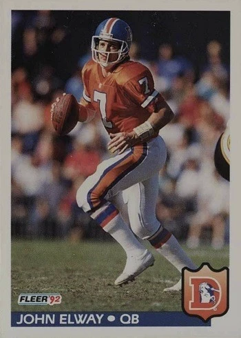 1992 Fleer #94 John Elway Football Card