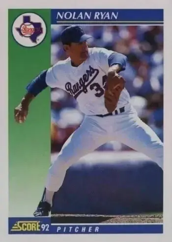 1992 Score #2 Nolan Ryan Baseball Card