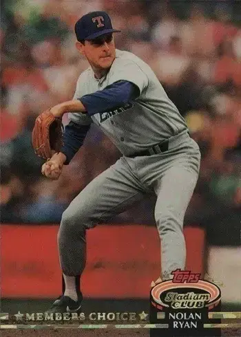 1992 Topps Stadium Club #605 Nolan Ryan Baseball Card