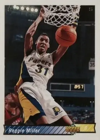 1992 Upper Deck #123 Reggie Miller Basketball Card