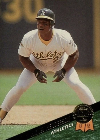 1993 Leaf #291 Rickey Henderson Baseball Card