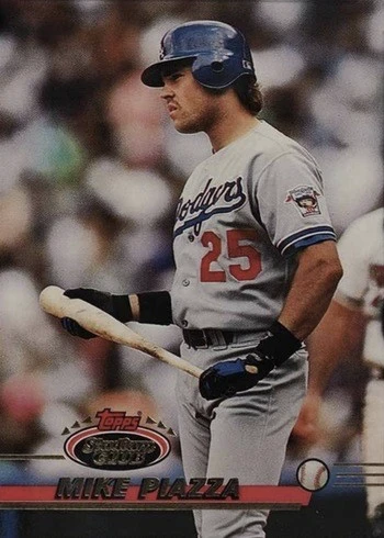 1993 Topps Stadium Club #585 Mike Piazza Baseball Card