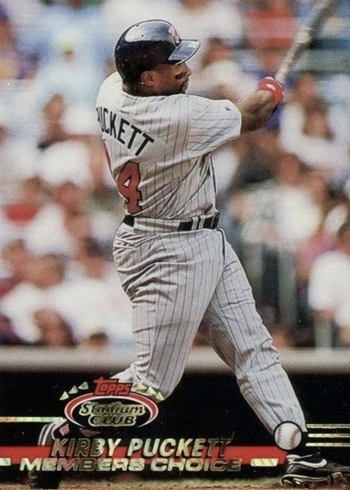 1993 Topps Stadium Club #597 Kirby Puckett Baseball Card