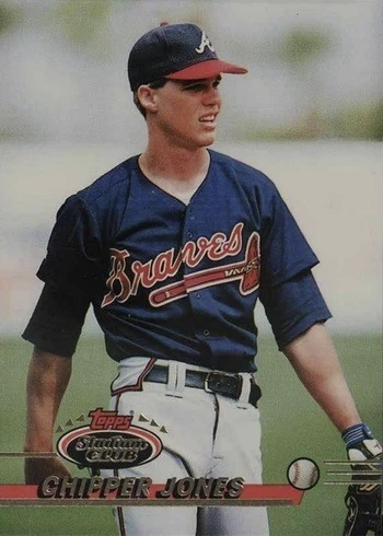 1993 Topps Stadium Club #638 Chipper Jones Baseball Card