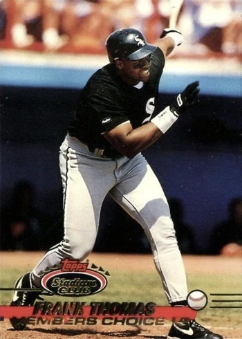 1993 Topps Stadium Club #746 Frank Thomas Baseball Card