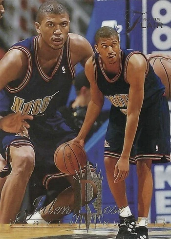 1994 Flair #207 Jalen Rose Rookie Card