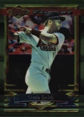 1994 Topps Finest #136 Ozzie Smith Baseball Card