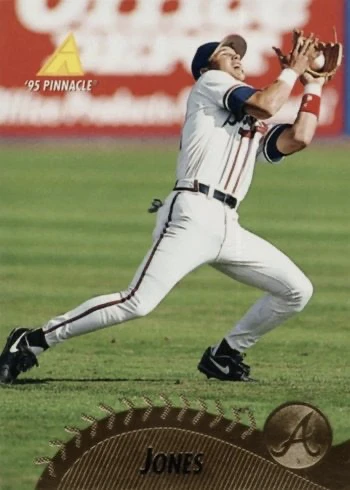 1995 Pinnacle #111 Chipper Jones Baseball Card