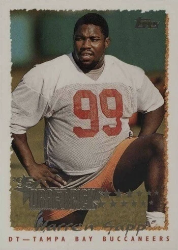 1995 Topps #229 Warren Sapp Rookie Card
