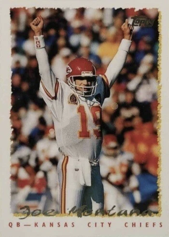 1995 Topps #420 Joe Montana Football Card
