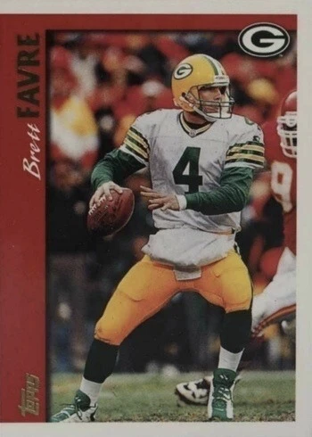 1997 Topps #1 Brett Favre Football Card