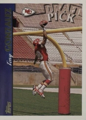 1997 Topps #414 Tony Gonzalez Rookie Card