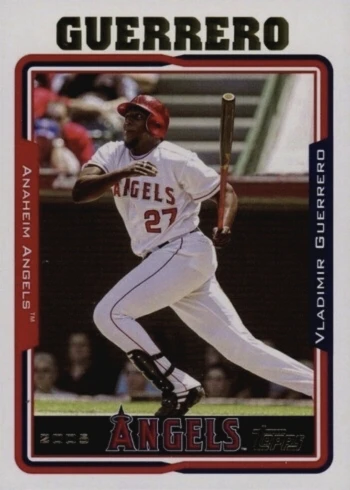 2005 Topps #150 Vladimir Guerrero Baseball Card
