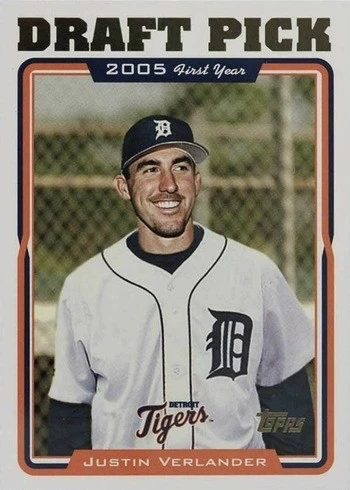 2005 Topps #677 Justin Verlander Rookie Card