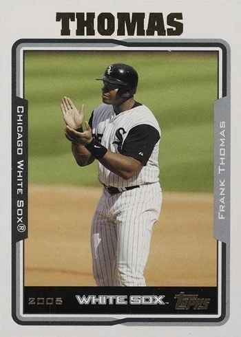 2005 Topps #75 Frank Thomas Baseball Card