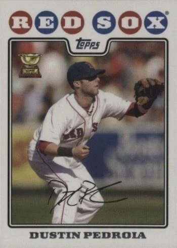 2008 Topps #229 Dustin Pedroia Baseball Card