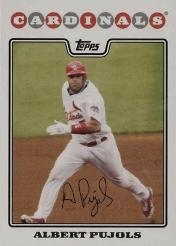 2008 Topps #490 Albert Pujols Baseball Card