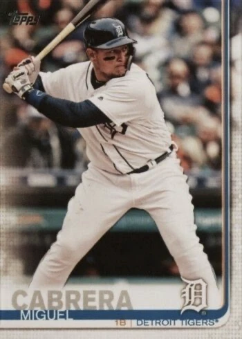 2019 Topps #230 Miguel Cabrera Baseball Card