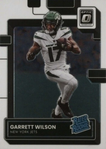 2022 Donruss Optic #206 Garrett Wilson Rookie Card