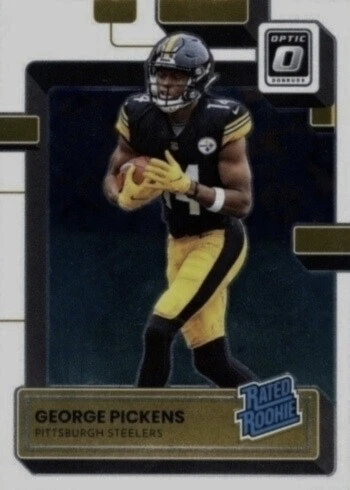 2022 Donruss Optic #223 George Pickens Rookie Card