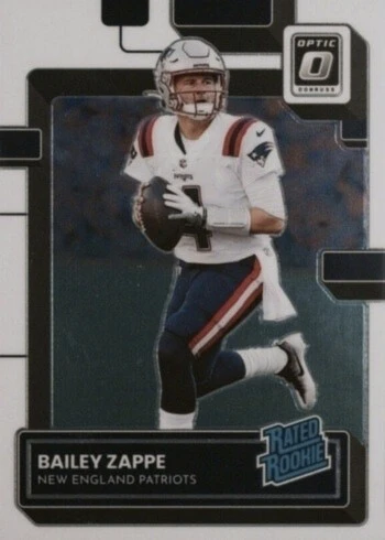 2022 Donruss Optic #229 Bailey Zappe Rookie Card