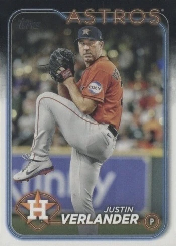 2024 Topps #62 Justin Verlander Baseball Card
