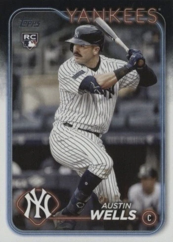 2024 Topps #624 Austin Wells Rookie Card