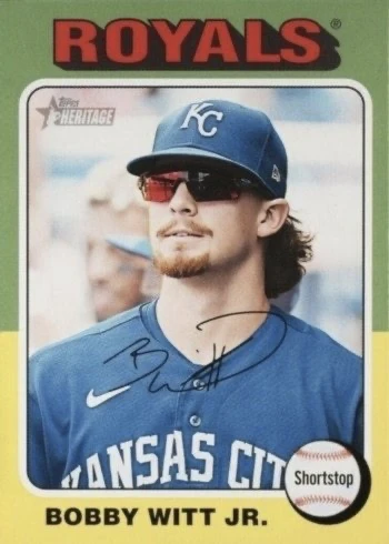 2024 Topps Heritage #404 Bobby Witt Jr. Baseball Card