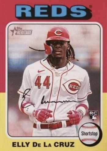 2024 Topps Heritage #473 Elly De La Cruz Rookie Card