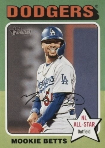 2024 Topps Heritage #499 Mookie Betts Baseball Card