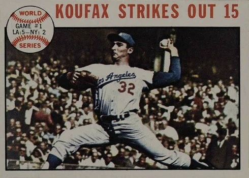 1964 Topps #136 Sandy Koufax Baseball Card