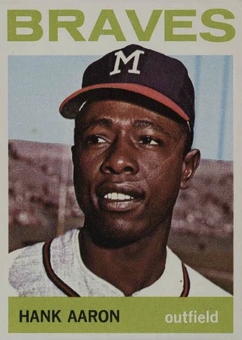 1964 Topps #300 Hank Aaron Baseball Card