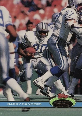 1991 Topps Stadium Club #361 Barry Sanders Football Card