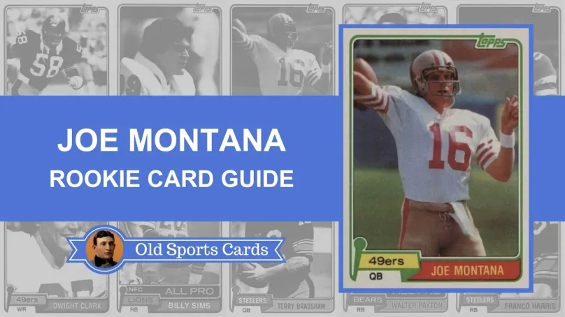 A Collage of Joe Montana Rookie Cards