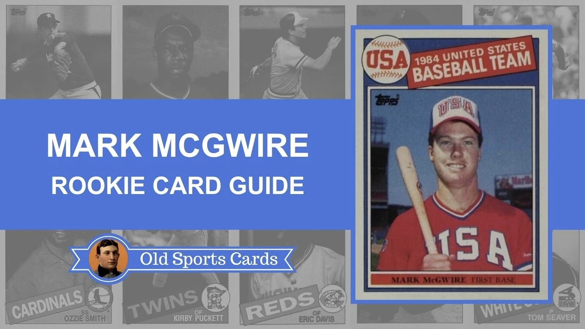 A Collage of Mark McGwire Rookie Cards
