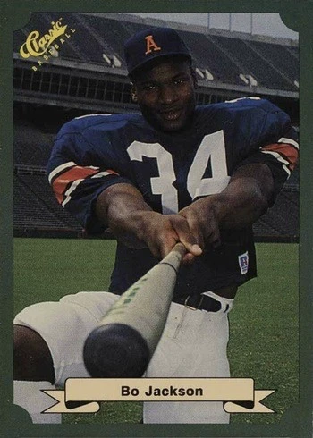 rare bo jackson baseball cards error 1990 Donruss #650 7 Awesome Bo Jackson Baseball