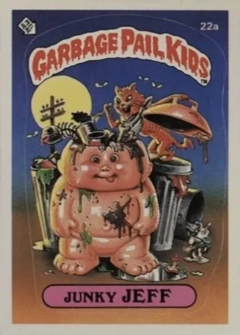 1986 garbage pail kid cards rare Garbage Pail Kids Generation 1 1986 Puzzle C Bony Tony/Unzipped Zack Rare-T Exclusive Custom Frame