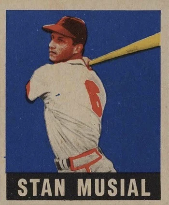 1948 Leaf #4 Stan Musial Rookie Card