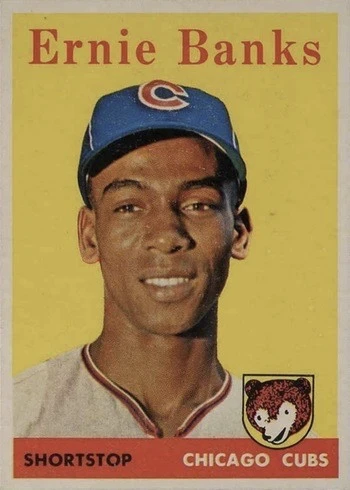 1958 Topps #310 Ernie Banks Baseball Card