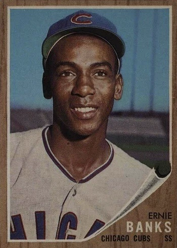 1962 Topps #25 Ernie Banks Baseball Card