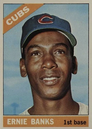 1966 Topps #110 Ernie Banks Baseball Card