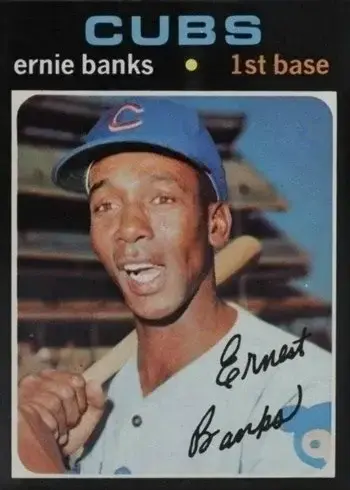 1971 Topps #525 Ernie Banks Baseball Card
