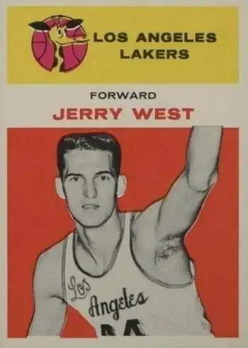 1961 Fleer #43 Jerry West Rookie Card