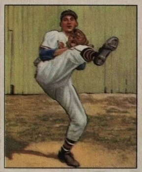 1950 Bowman #19 Warren Spahn Baseball Card