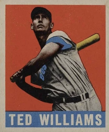 1948 Leaf #76 Ted Williams Baseball Card