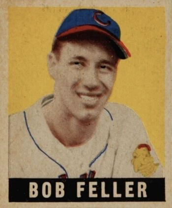 1948 Leaf #93 Bob Feller Baseball Card