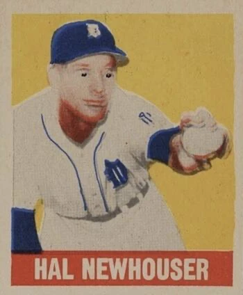 1948 Leaf #98 Hal Newhouser Rookie Card